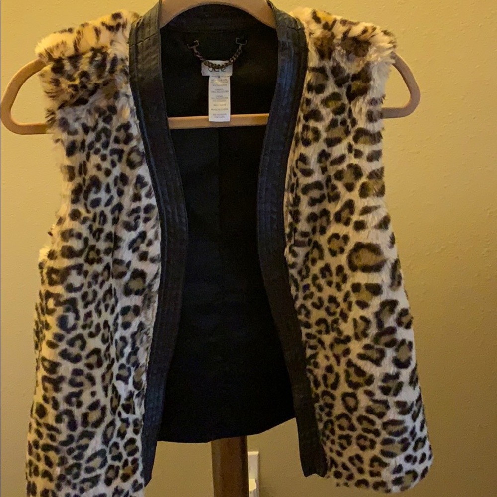 Animal print Vest